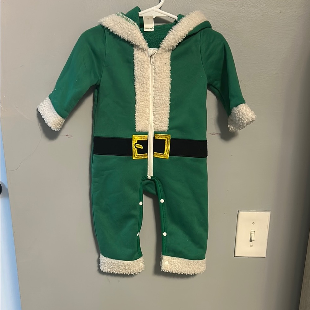 SHEIN-Green Elf Kids Costume size 6-9 M